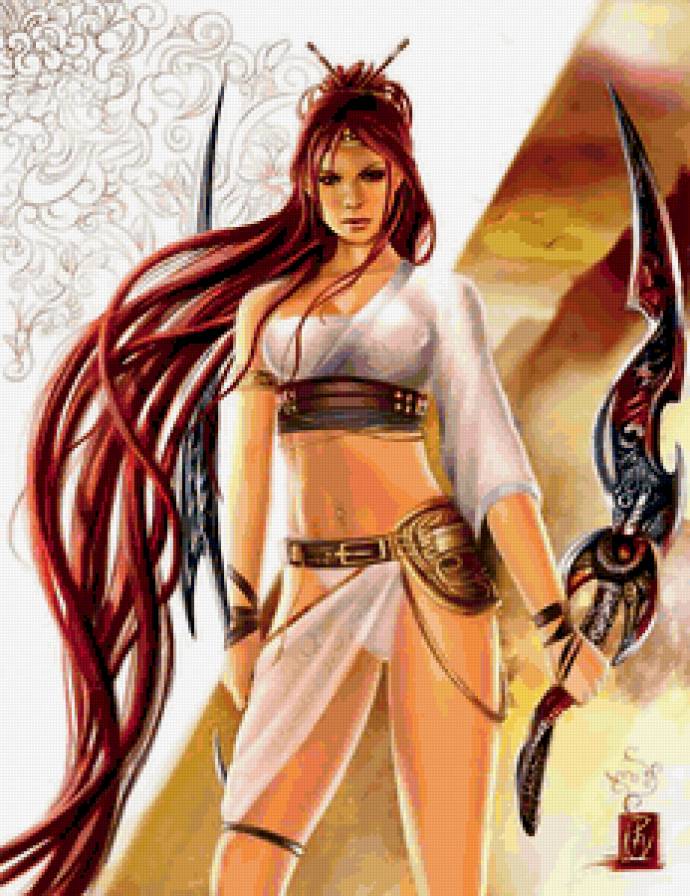 №336299 - фэнтези, девушка, женская красота, воин - предпросмотр