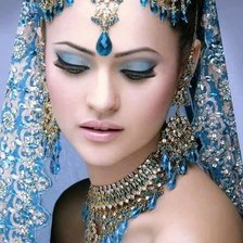 Схема вышивки «Индийская красавица!!!»