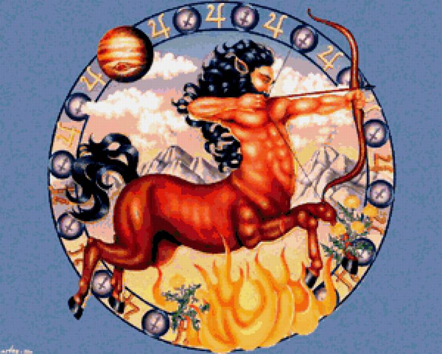 Стрелец - подушка, знак зодиака - предпросмотр