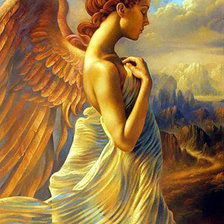 Схема вышивки «ангел»