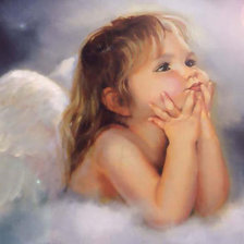 Схема вышивки «ангел»