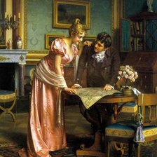 Схема вышивки «пара»