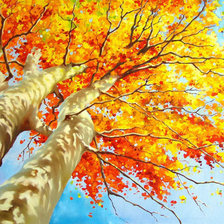 Схема вышивки «осень»