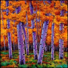 Схема вышивки «осень»