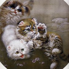 Схема вышивки «кот7»