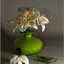 Схема вышивки «лилии»