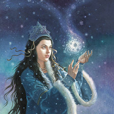 Схема вышивки «Снегурочка»