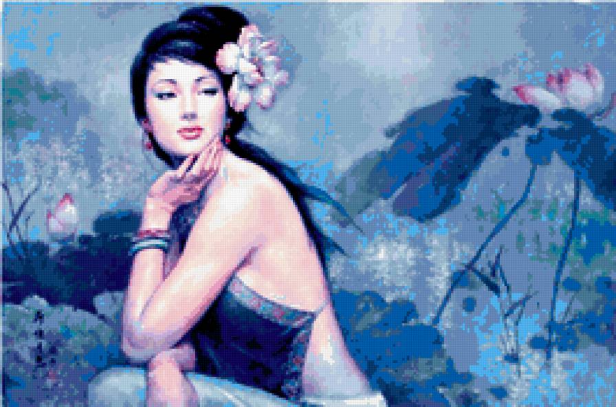 Голубые дали - девушки, красота - предпросмотр