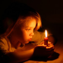 Схема вышивки «глядя на свечу»