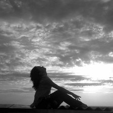 Схема вышивки «Девушка»