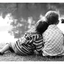 Схема вышивки «Дети»