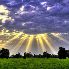 Схема вышивки «сквозь тучи»