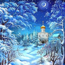 Схема вышивки «Зимняя сказка»