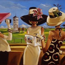 Схема вышивки «Скачки»