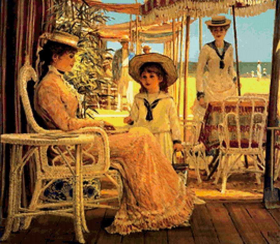 Близость, Alan Maley - картина, люди, лето, alan maley - предпросмотр