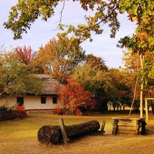 Схема вышивки «пейзаж»