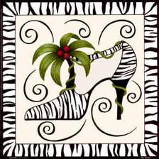 Схема вышивки «туфелька»