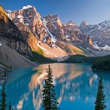 Схема вышивки «горы»