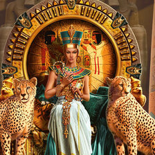 Схема вышивки «клеопатра»