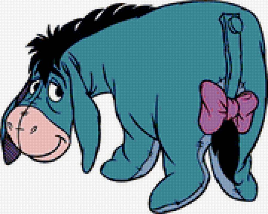 Мультик - ослик, мультик - предпросмотр