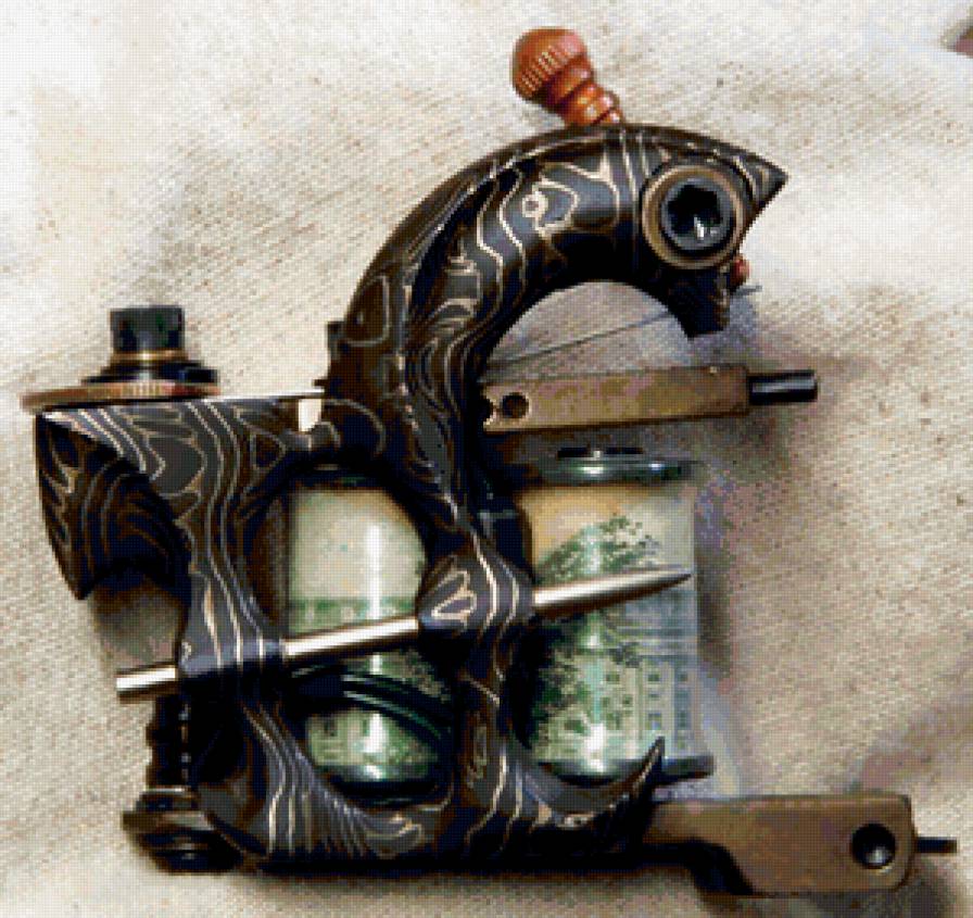 Тату машинка Аарон Кейн - машинка, тату - предпросмотр