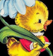 Схема вышивки «Пасхальные цыплята»