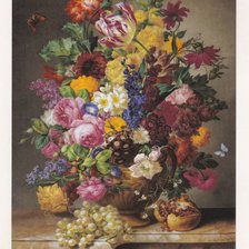 Схема вышивки «Букет 2009»