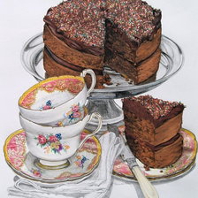 Схема вышивки «на кухню»