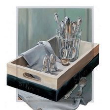 Схема вышивки «Кухонный колаж»