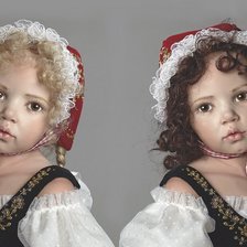 Схема вышивки «мир кукол»