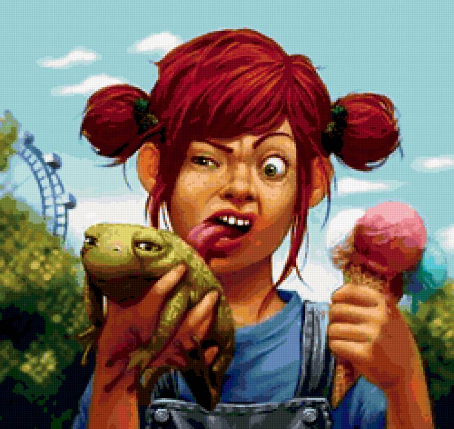 девочка - детская юмор дети - предпросмотр