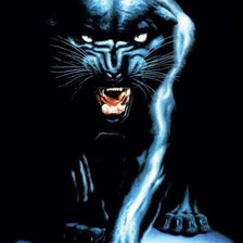 Схема вышивки «Пантера»