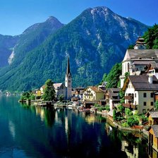 Схема вышивки «пейзаж»