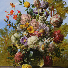 Схема вышивки «букет54»