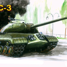 Схема вышивки «ИС-3»