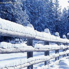 Схема вышивки «зима»