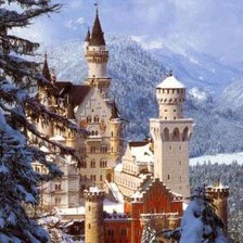 Схема вышивки «замък "Нойшвайнщайн" 6»