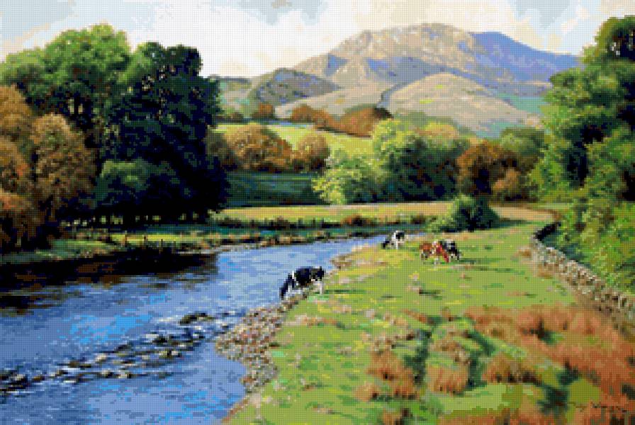 Пейзажи Тони Вудинга - сельский пейзаж, пейзаж, тони вудинг - предпросмотр