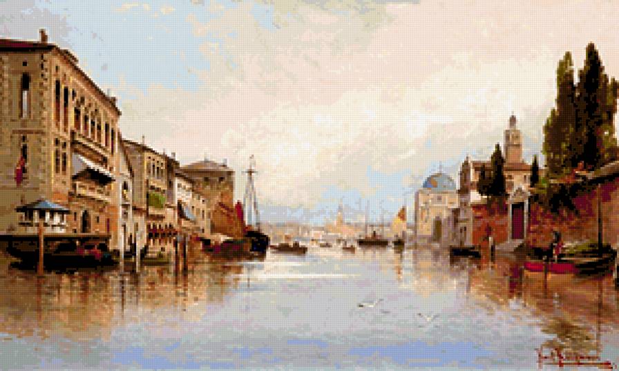 Венеция. - городской пейзаж, карл кауфман, венеция - предпросмотр