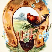 Схема вышивки «Подкова на счастье»