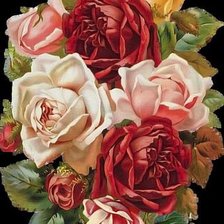 Схема вышивки «цветы7»