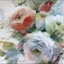 Схема вышивки «акварель»