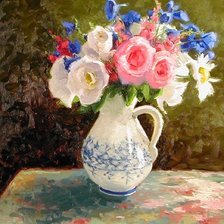 Схема вышивки «акварель»