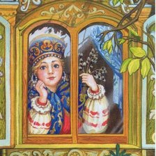 Схема вышивки «у окна»