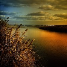 Схема вышивки «На закате»