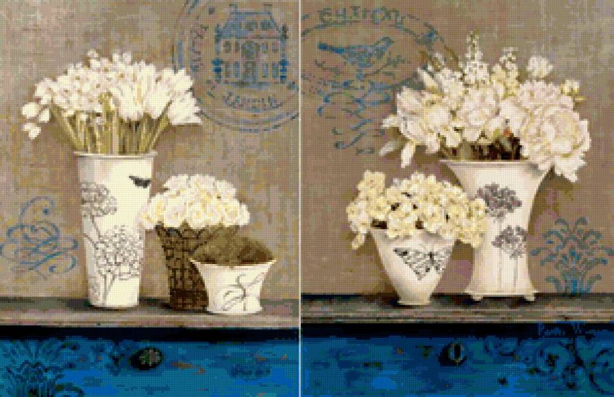 винтаж. - цветы., винтаж - предпросмотр