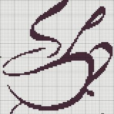 Схема вышивки «кофе 3»