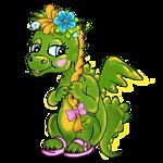 Схема вышивки «дракоша»