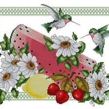 Схема вышивки «летний натюрморт»
