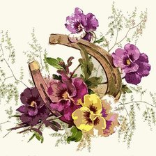 Схема вышивки «Подкова на счастье»